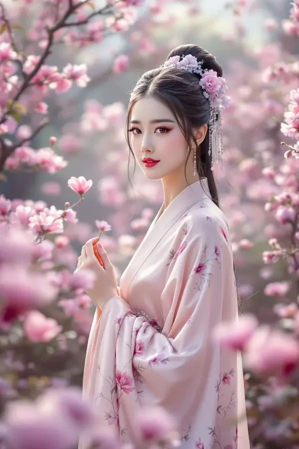 藤影长歌 - 橘子影院 古装剧集藤影长歌海报,紫藤花架下身着古装的优雅人物